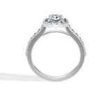 Anillo De Compromiso Halo Clasico